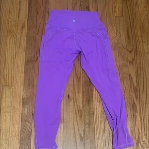 lululemon athletica Vibrant Purple womens Leggings